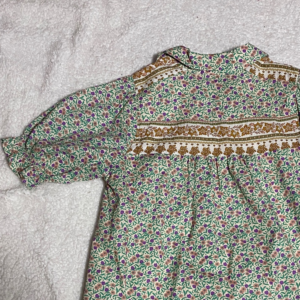 THML Floral women’s size medium  Dress adorable lined with slip NWOT - Picture 13 of 16